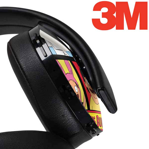 Bobs Burgers Tiles PlayStation 4 Gold Wireless Headset Skin