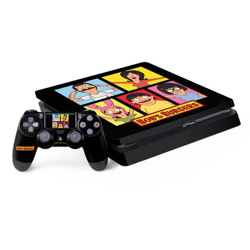 Bobs Burgers Tiles PS4 Slim Bundle Skin