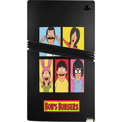Bobs Burgers Tiles PS5 Pro Console Skin