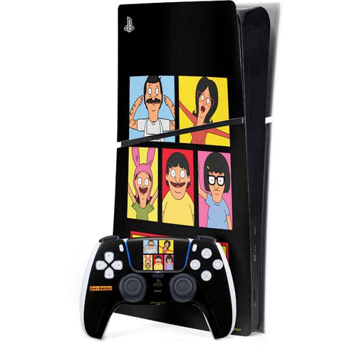 Bobs Burgers Tiles PlayStation PS5 Skins