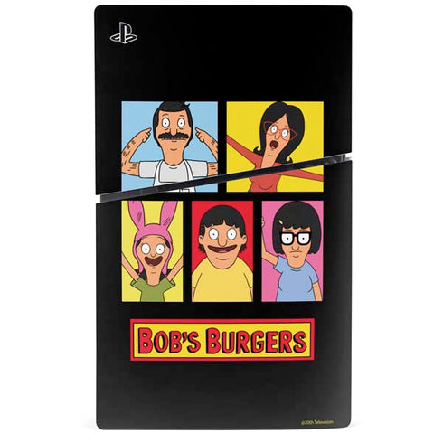 Bobs Burgers Tiles PS5 Slim Digital Edition Console Skin