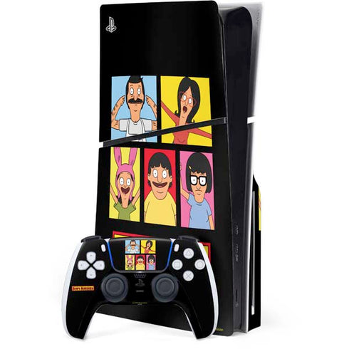 Bobs Burgers Tiles PlayStation PS5 Skins