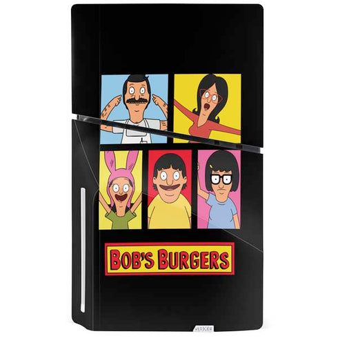 Bobs Burgers Tiles PS5 Slim Disk Bundle Skin