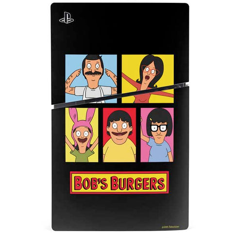 Bobs Burgers Tiles PS5 Slim Disk Console Skin