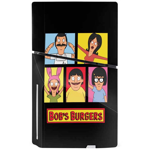 Bobs Burgers Tiles PS5 Slim Disk Console Skin