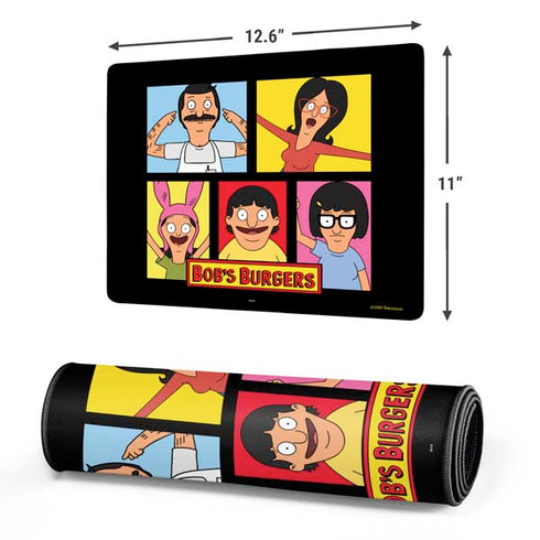 Bobs Burgers Tiles Gaming Mouse Pad