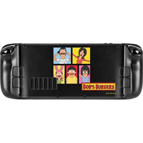 Bobs Burgers Tiles Steam Deck Handheld Gaming Computer OLED Skin