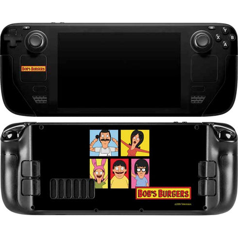 Bobs Burgers Tiles Steam Deck Handheld Gaming Computer Skin