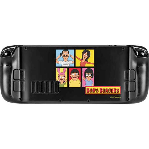 Bobs Burgers Tiles Steam Deck Handheld Gaming Computer Skin