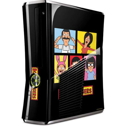 Bobs Burgers Tiles Xbox 360 Slim (2010) Skin
