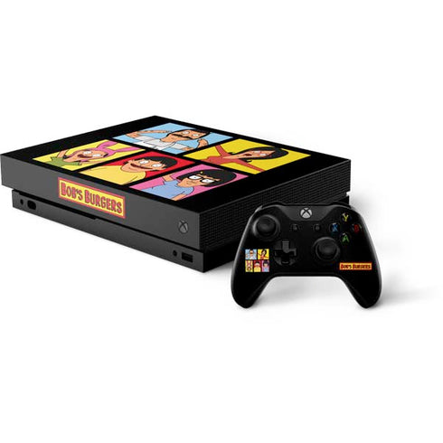 Bobs Burgers Tiles Xbox One X Bundle Skin