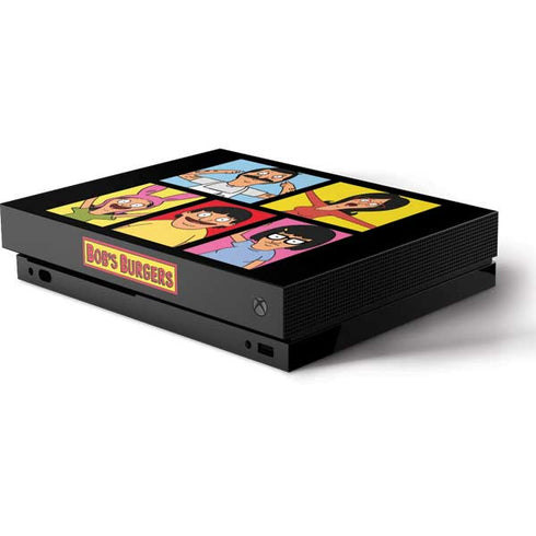 Bobs Burgers Tiles Xbox One X Console Skin