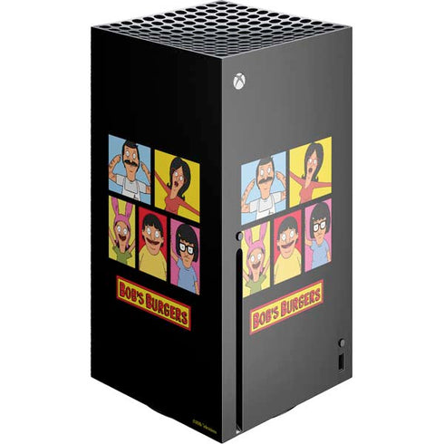 Bobs Burgers Tiles Xbox Series X Console Skin