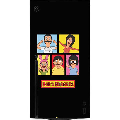 Bobs Burgers Tiles Xbox Series X Console Skin