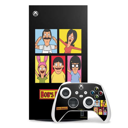Bobs Burgers Tiles Xbox Series X Skins