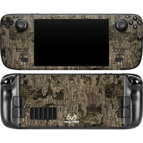 RealTree Timber Camo Steam Deck Handheld Gaming Computer OLED Skin