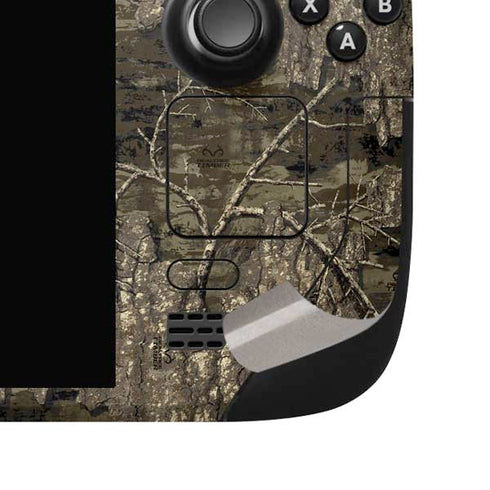 RealTree Timber Camo Steam Deck Handheld Gaming Computer OLED Skin