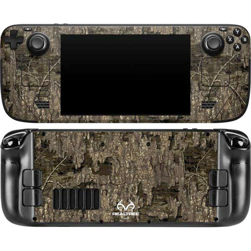 RealTree Timber Camo Steam Deck Handheld Gaming Computer Skin