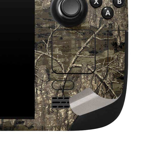RealTree Timber Camo Steam Deck Handheld Gaming Computer Skin