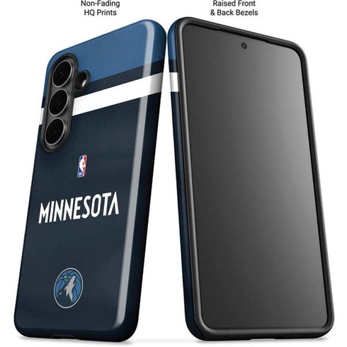 NBA Minnesota Timberwolves Jersey Galaxy S26 Impact Case