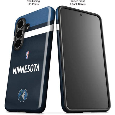 NBA Minnesota Timberwolves Jersey Galaxy S26 Plus Impact Case