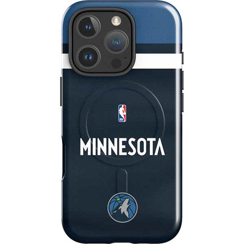 NBA Minnesota Timberwolves Jersey iPhone 16 Pro Max Magsafe Impact Case