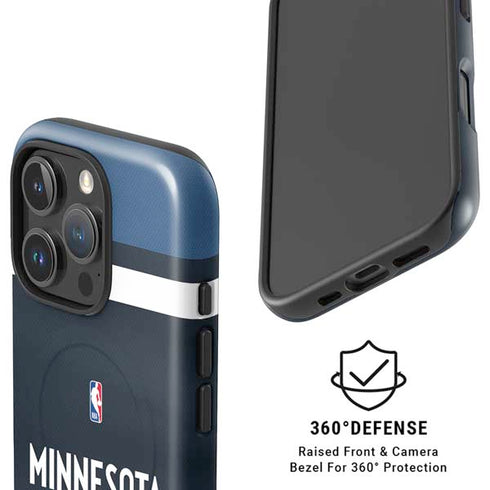 NBA Minnesota Timberwolves Jersey iPhone 16 Pro Max Magsafe Impact Case