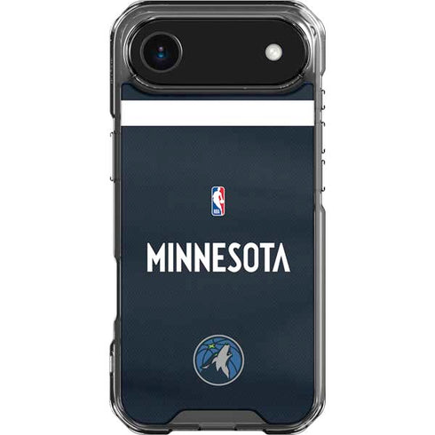 NBA Minnesota Timberwolves Jersey iPhone 17 Air Clear Case