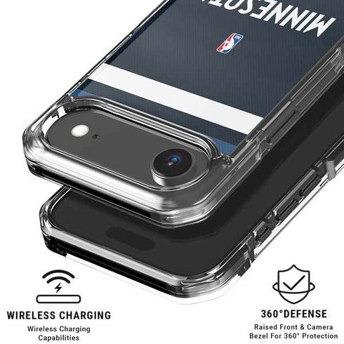NBA Minnesota Timberwolves Jersey iPhone 17 Air Clear Case