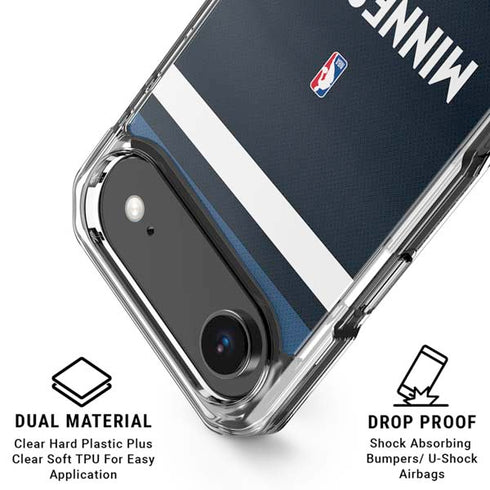 NBA Minnesota Timberwolves Jersey iPhone 17 Air Clear Case