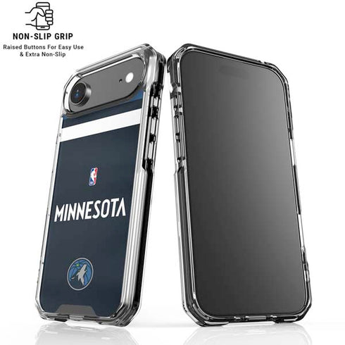NBA Minnesota Timberwolves Jersey iPhone 17 Air Clear Case