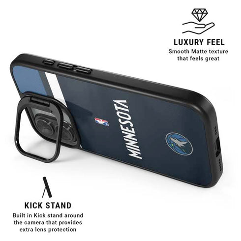 NBA Minnesota Timberwolves Jersey iPhone 17 Kickstand Case