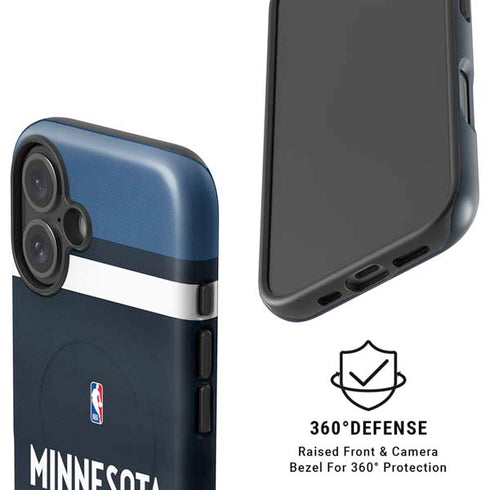 NBA Minnesota Timberwolves Jersey iPhone 17 Magsafe Impact Case