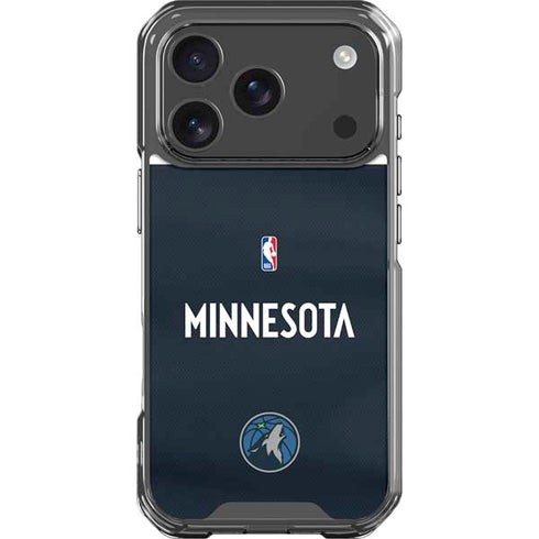 NBA Minnesota Timberwolves Jersey iPhone 17 Pro Clear Case