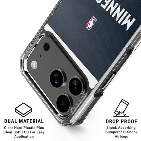NBA Minnesota Timberwolves Jersey iPhone 17 Pro Clear Case