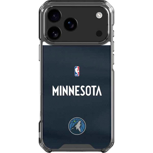 NBA Minnesota Timberwolves Jersey iPhone 17 Pro Max Clear Case