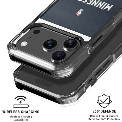 NBA Minnesota Timberwolves Jersey iPhone 17 Pro Max Clear Case