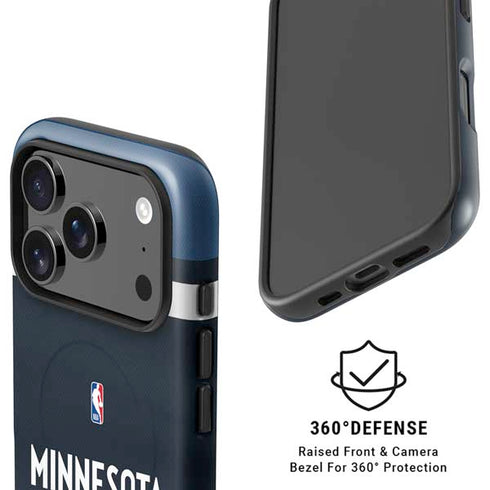 NBA Minnesota Timberwolves Jersey iPhone 17 Pro Max Magsafe Impact Case