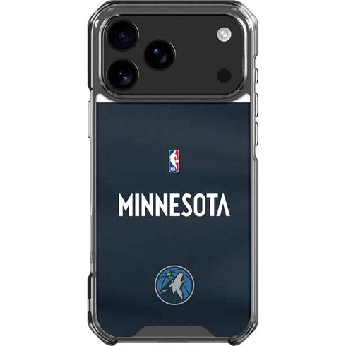 NBA Minnesota Timberwolves Jersey iPhone 18 Pro Max Clear Case