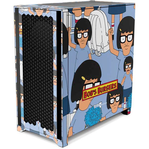 Bobs Burgers Tina Belcher Corsair 4000D Tempered Glass Mid-Tower ATX Case Skin