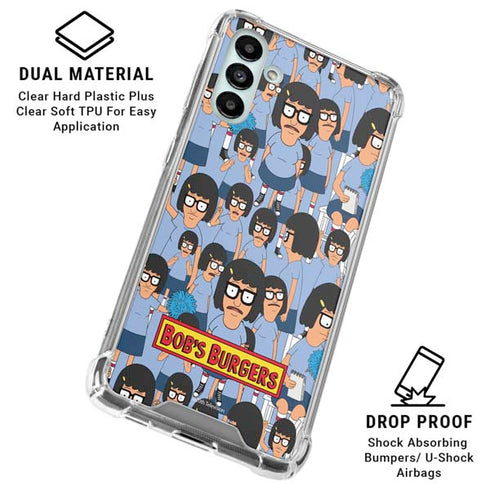 Bobs Burgers Tina Belcher Galaxy A13 5G Clear Case