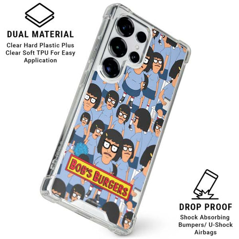 Bobs Burgers Tina Belcher Galaxy S25 Ultra Clear Case