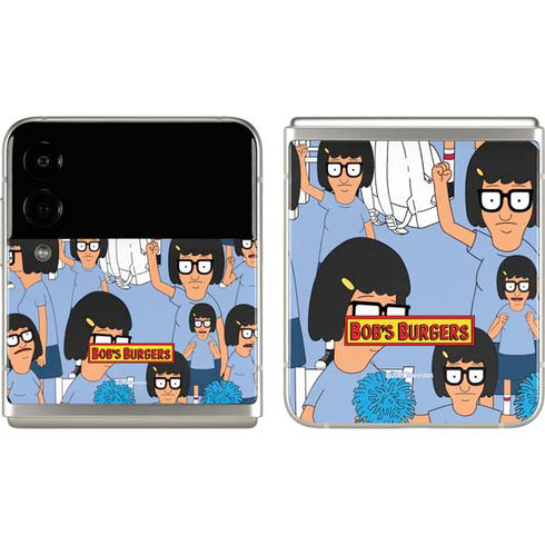 Bobs Burgers Tina Belcher Galaxy Z Flip3 5G Skin