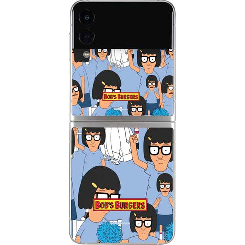 Bobs Burgers Tina Belcher Galaxy Z Flip3 5G Skin