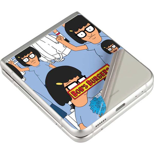 Bobs Burgers Tina Belcher Galaxy Z Flip3 5G Skin