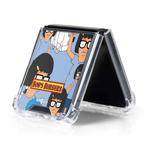 Bobs Burgers Tina Belcher Galaxy Z Flip5 5G Clear Case