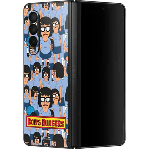 Bobs Burgers Tina Belcher Galaxy Z Fold3 5G Skin