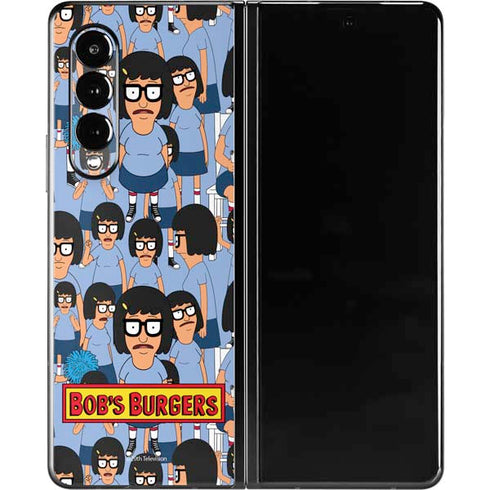 Bobs Burgers Tina Belcher Galaxy Z Fold3 5G Skin
