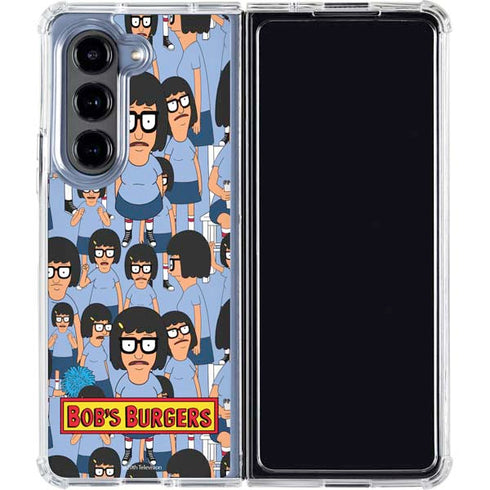 Bobs Burgers Tina Belcher Galaxy Z Fold5 5G Clear Case