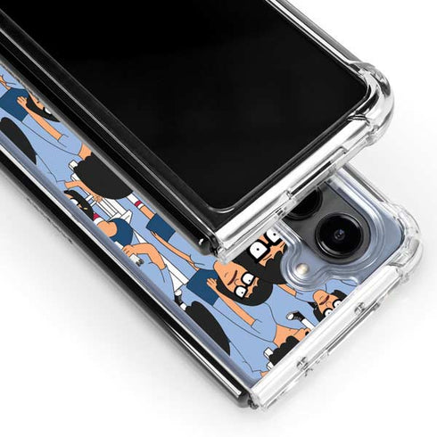 Bobs Burgers Tina Belcher Galaxy Z Fold5 5G Clear Case